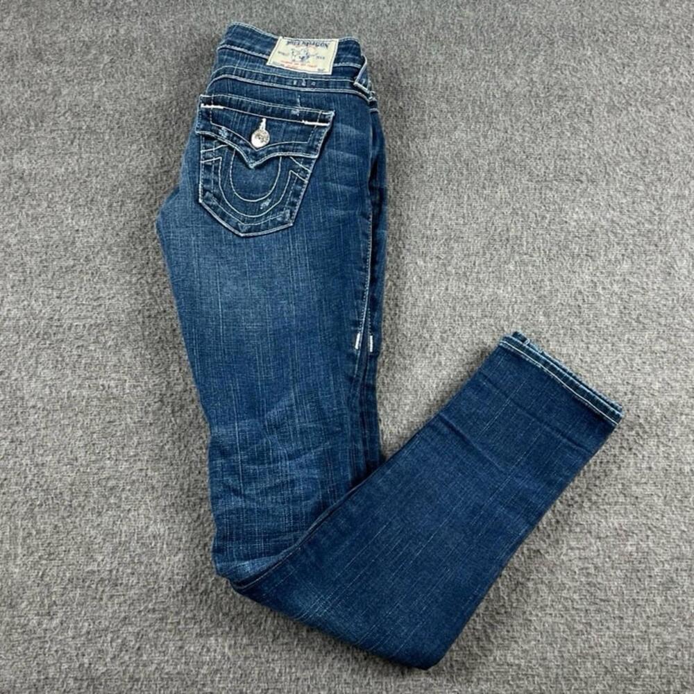 True Religion Disco Billyโ Big T Jeans Womens Sz 25
